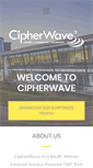 Mobile Screenshot of cipherwave.co.za